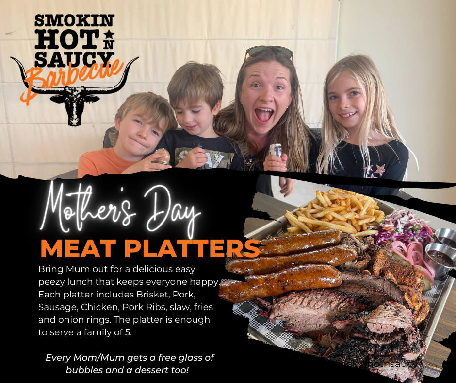 Mother's Day Meat Platter Smokin Hot 'n Saucy Barbecue